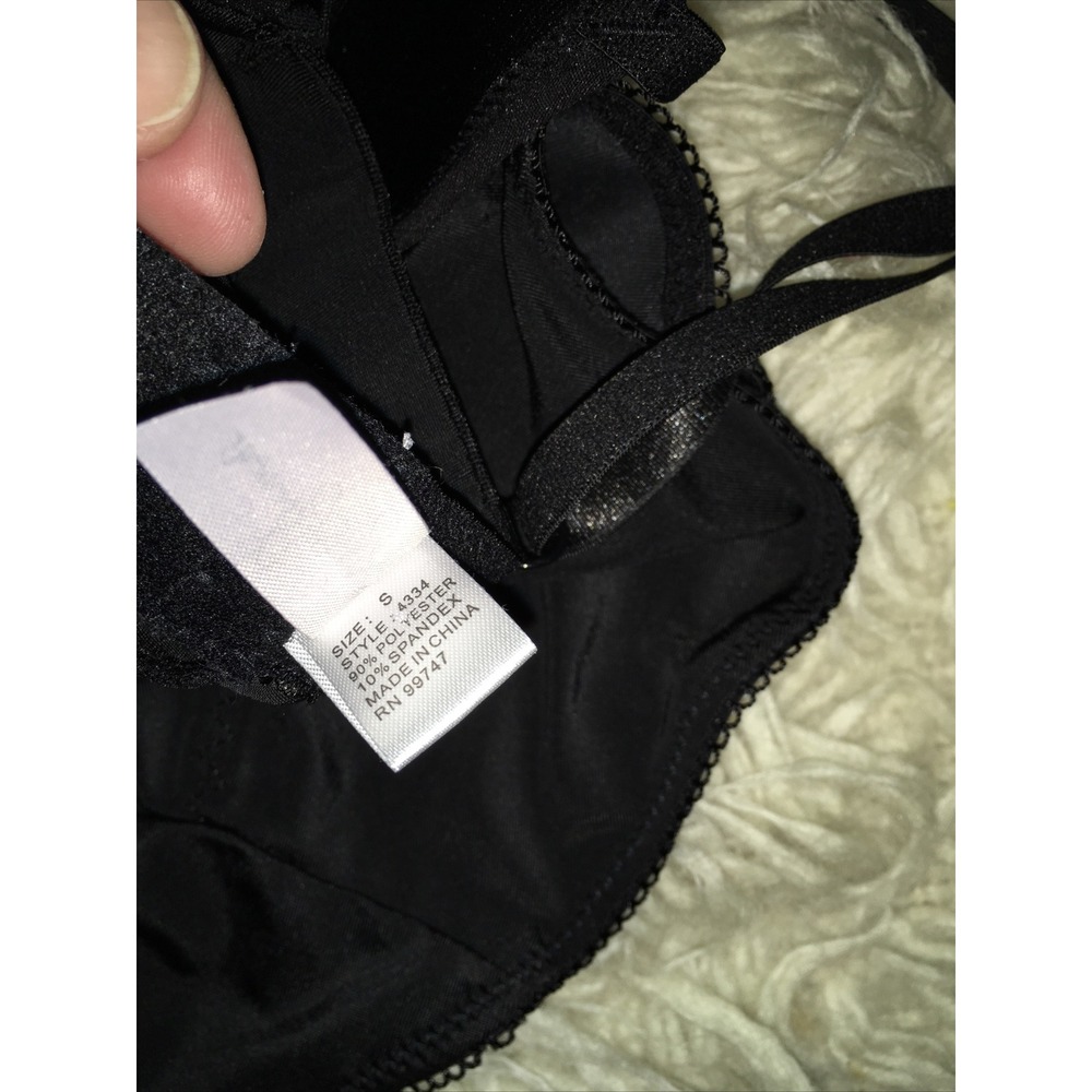 Heavenly shapewear‎  gothic black one piece shaper Small - Picture 5 of 6